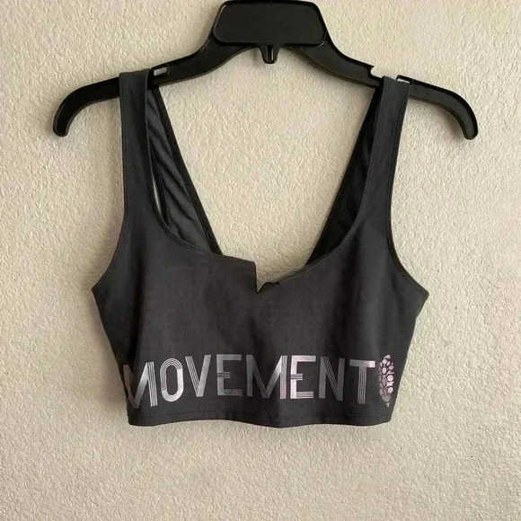 🆕 Free People Movement Iridescent Graphic Sports Bra S🆕 - Picture 4 of 11